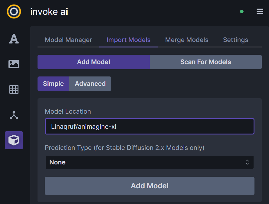 Importing a model